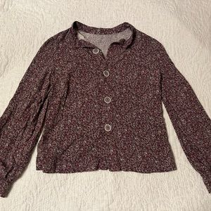 Zara Girls Floral Blouse